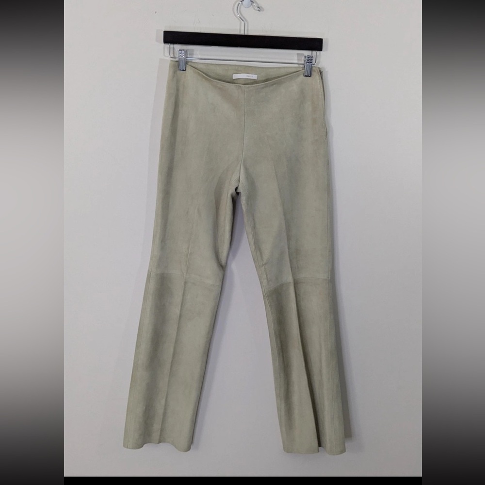 Bally Light Tan real Suede straight pants, size 2-4